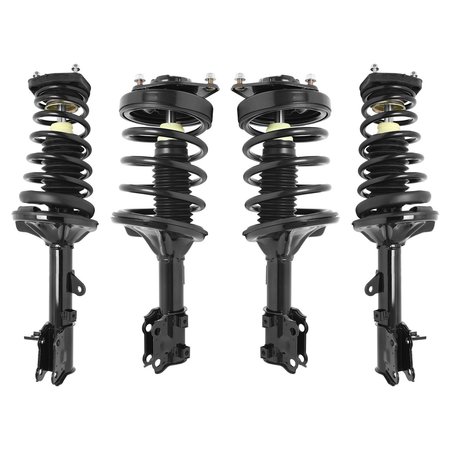 UNITY 98400 Front and Rear Lowering Complete Strut Assembly Kit 98400